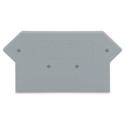 WAGO 280-330 2.5mm End and Intermediate Plate for 280-645 Grey