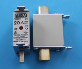 NH000 20A 500V gL/gG ZWŁ.SIBA BEZP.