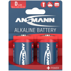 Ansmann 1514-0000 Red-Line D Battery Alkali-Manganese 1.5V 2 pcs Reliable