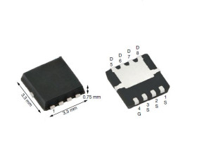 MOSFET N-kanałowy 104 A PowerPAK 1212-8PT 30 V SMD