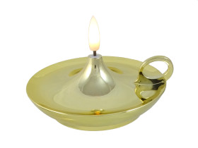 Świeczka LED znicz efekt płomienia A7210 Sunlight kolor: złoty