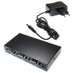 Rozdzielacz VGA 1/2 150MHz KONIG rozgałęźnik SVGA