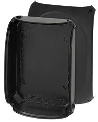 Puszka elektroinstalacyjna ścienna Poliwęglan 255 x 122 x 355mm Czarny IP66, IP67 liczba otworów 2 HENSEL