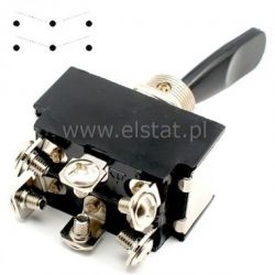 Przeł. hebel. KN3B-202AE stab.10A 250V 2x ON-ON