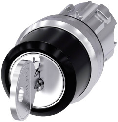 Siemens 3SU10504BP610AA0 3SU1050-4BP61-0AA0 Przełącznik kluczykowy 2 x 45 ° IP66, IP67, IP69/IP69K 1 szt.