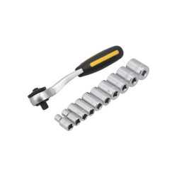 Vorel - 58600 Grzechotka 1/4&quot; z nasadkami CRV-11cz.