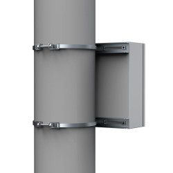 Zestaw do montażu na słupie Zestaw do montażu na słupie EPF0300 Galvanised Steel Obudowy