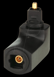 Optical-fibre adapter TOSLINK plug/TOSLINK coupler
