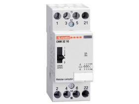 Stycznik 220→ 230 V prądu zmiennego Lovato styki: 2 32 A 2NO Montaż na szynie DIN Śruba CNM3220220