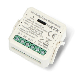 Tuya - przekaźnik beznapięciowy 12V/230V - ZigBee - aplikacja Android/iOS - RTX ZRS1-DCMR