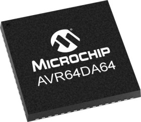 Mikrokontroler Microchip AVR® DA VQFN 64-pinowy Montaż powierzchniowy AVR 64 kB 8bit 24MHz Flash