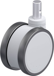 Blickle 935708 LKDGH-PATH 125K-ZA55 Podwójna rolka z tworzywa sztucznego Średnica koła: 125 mm Maksymalne obciążenie: 12