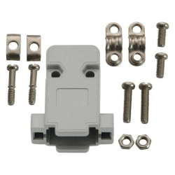 Obudowa D-SUB 9pin D09HP9 szara mała + długie śrubki