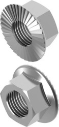 Nakrętka kołnierzowa ząbkowana DIN 6923 A2 NKZM6E A2 (1.4301) 6500451 /100szt./
