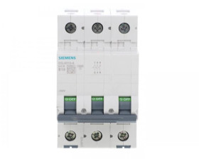 Wyłącznik nadprądowy 3P B 10A 10kA AC 5SL4310-6