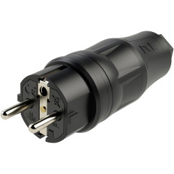 PC Electric 05721-ss Safety plug Black Plastic 250V IP54 Mains Power Connector