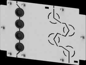 Cover, sheet steel, (W x H x D) 800 x 200 x 800 mm, 8PQ5000-3BA72