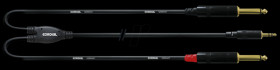CFY 1,5 WPP Y-adapter cable/jack plug/2x jack plug/1.5 m