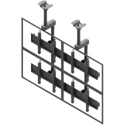 Videościanka sufitowa, modułowa w układzie 2x2, dla monitorów w zakresie 40-47"