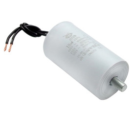 KONDENSATOR ROZRUCHOWY 18uF/450V Z PRZEWODAMI