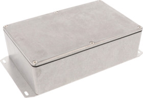 Aluminum die cast enclosure, (L x W x H) 188 x 119 x 56 mm, natural, IP65, 1590WDF