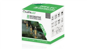 Girlanda Solarna Ogrodowa 20X Led Ozdobne Żarówki A60 5,69M Ciepła 3000K...