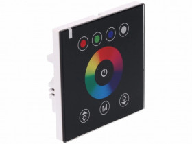 Sterownik LED panel RGB 3x4A czarny v2 12-24V Prescot