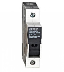 Rozłacznik bezpiecznikowy na wkładki 10x35, 1-pol., 1000VDC