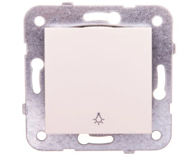 Karre Przycisk Z Symbolem Światło, Kolor Krem / 90963703