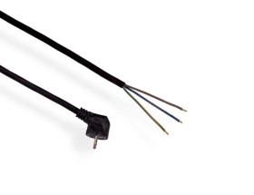 Przewód przyłączeniowy z wtyczką z/u UNISCHUKO H05RR-F 3x1,5 1,5m PZ1,5-01,5-G