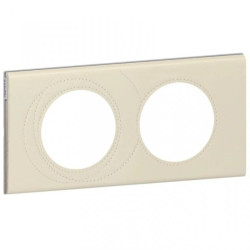 CELIANE Ramka podwójna skóra perła 069432