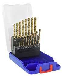 Wiertło Tivoly HSS-Co 19 szt. Zestaw do wiercenia w punktach podzielonych