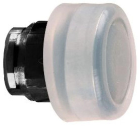 Główka okrągła przycisku czarna wyst. O22, z sam. powr., bez ozn. ZB4BP27