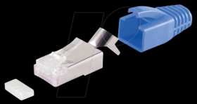 BS72067-B plug SET cable up to AWG 23 blue packing unit 1