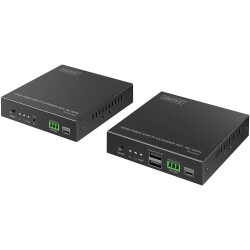 Digitus DS-55348 HDMI Fiber KVM Extender Set 4K/60Hz 40km/300m IP 1G Black