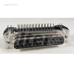 Złącze D-SUB 25PIN żeńskie do druku