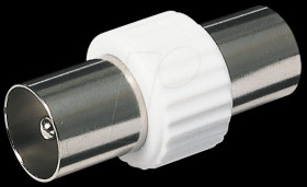 Coaxial connector, plug/plug