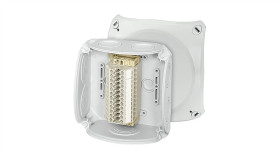 Puszka Odgałęźna 130X130x77 12X4mm2 Cu/Al Ip66 Szara Rk 0612 T 62000176