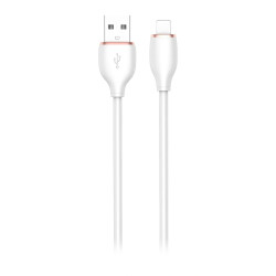 Kabel USB-A - Lightning 3A 1,5m biały Miccell