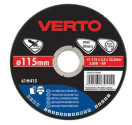 Tarcza tnąca do metalu 115 x 1.5 x 22.2 mm 61H401