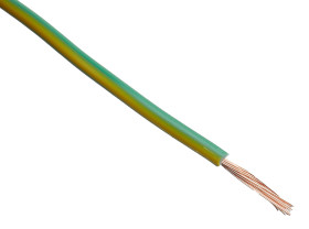 Przewód montażowy 1mm2 Zielony, Żółty RS PRO PVC 300 V do 500 V dł. 100m 32/0,2 mm 70°C