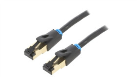 Ikbbi Patch Cord S/Ftp Cat 8 Linka Ofc Pvc Czarny 3M Żyły: 8