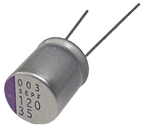 Kondensator 180μF ±20% 25V dc THT 16mΩ Panasonic