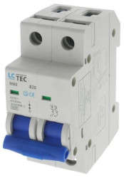 Wyłącznik nadprądowy M60 2P 2M 2F B 20A 6kA