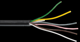 1506011/10 Electronic cable, PUR, shielded, 6 x 0.08 mm², 10 m