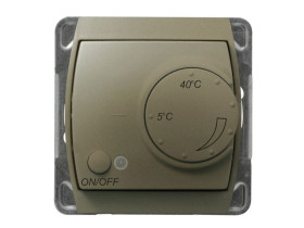 GAZELA Regulator temperatury-termostat satyna RTP-1J/m/16/16 OSPEL