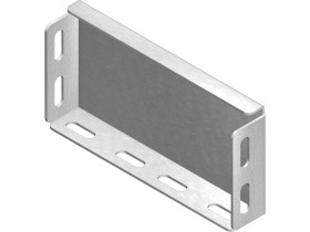 Zaślepka korytka ZKZP100H100 grubość blachy 1,5mm 314210 BAKS