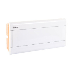 Rozdzielnica podtynkowa 18 modułowa 1x18M drzwi pełne IP40 SRp-18/B (N+PE) 2.14 ELEKTRO-PLAST