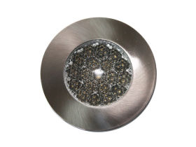 SINGLE CIRCLE 19 LED CHROM MAT,