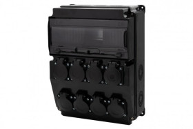 Rozdzielnica CAJA 12M SCENIC - gniazda 8x230V /12 modułów/
